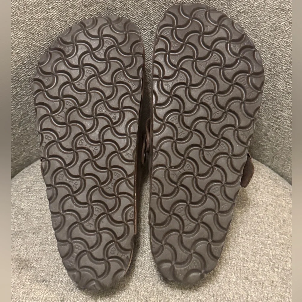 Birkenstock Dark Brown Boston Oiled Leather Clogs - size 38 - Picture 9 of 15